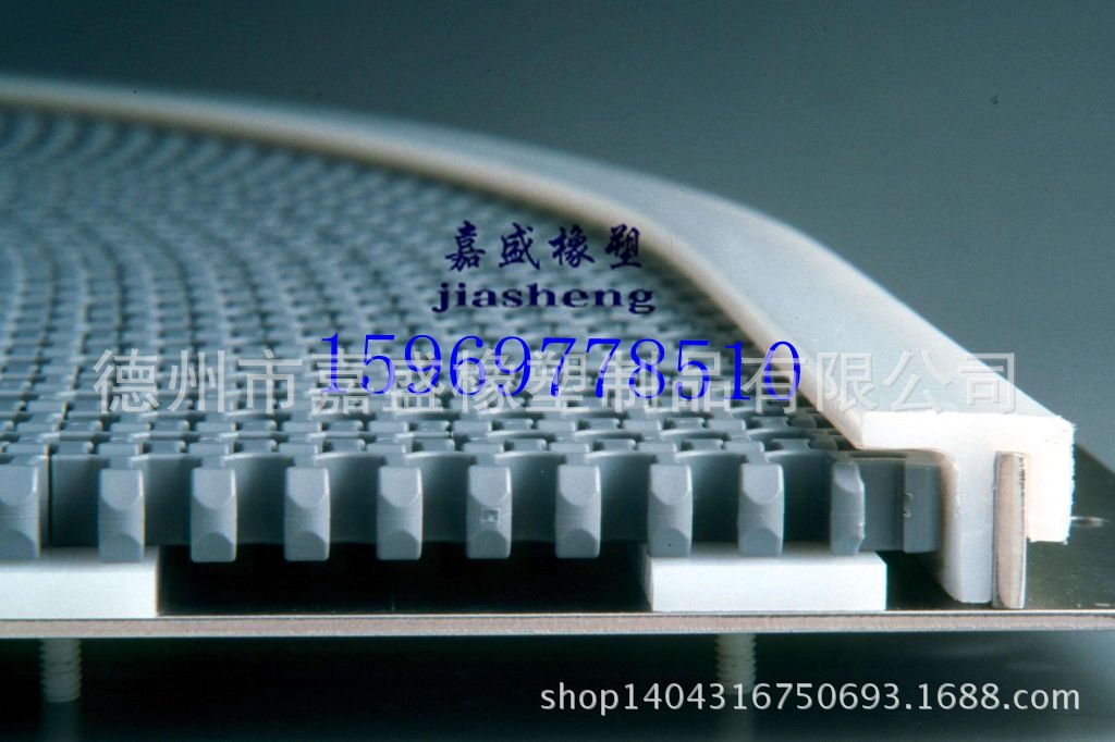 网带传送带白色护条